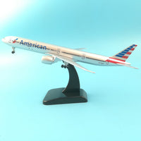 Thumbnail for Aircraft Plane Model 20CM American TURKISH CANADA Emirates Singapore Vietnam France Egypt Saudi Airlines B777 Airplane model AV8R