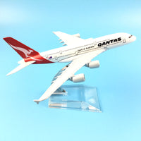 Thumbnail for Qantas Airbus A380 Aircraft Model Diecast Metal Model Airplanes 1:400 Metal  A380 Plane Airplane AV8R