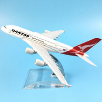 Thumbnail for Qantas Airbus A380 Aircraft Model Diecast Metal Model Airplanes 1:400 Metal  A380 Plane Airplane AV8R