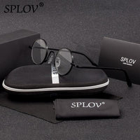 Thumbnail for SPLOV Vintage Rap Sunglasses Men Women Steam Punk Style Hip-Hop Small Round Metal AV8R