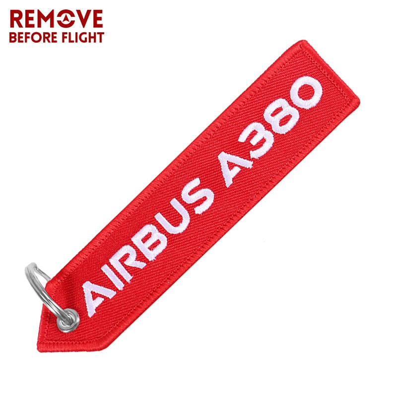 The A380 Remove Before Flight Keychain - Aircraft Model Store