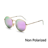 Thumbnail for New Vintage Metal Round Sunglasses Men Women Steampunk Retro Sun Glasses AV8R