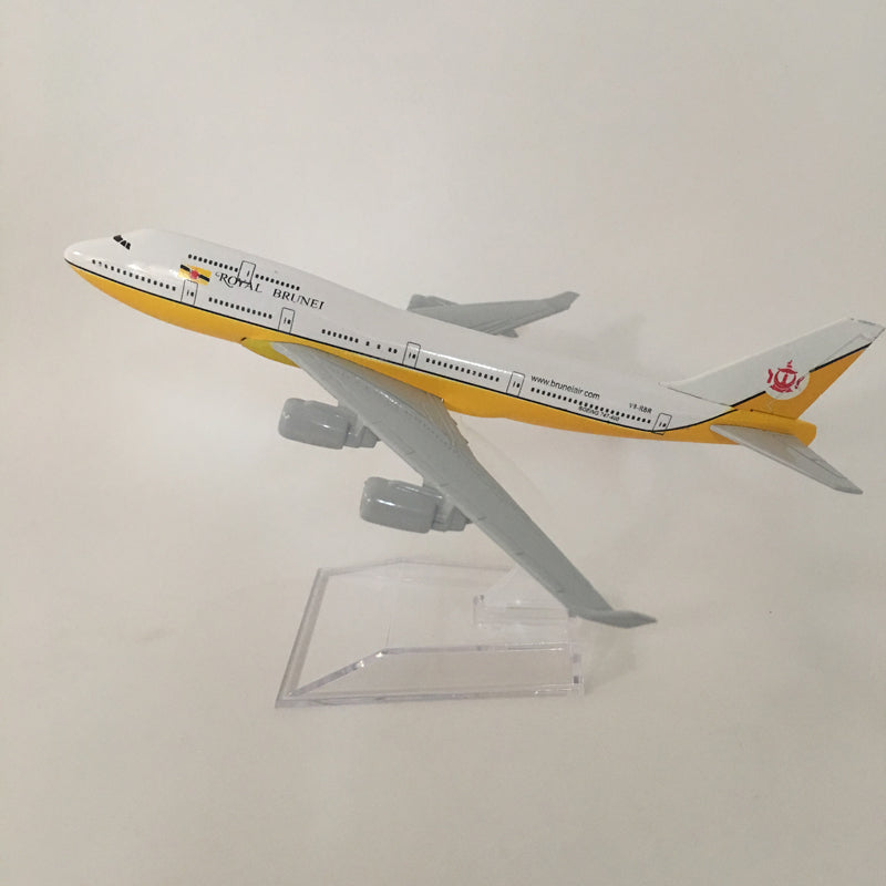 J Royal Brunei Boeing 747 Plane Model Airplane Model Aircraft Model Diecast Metal Airplanes AV8R