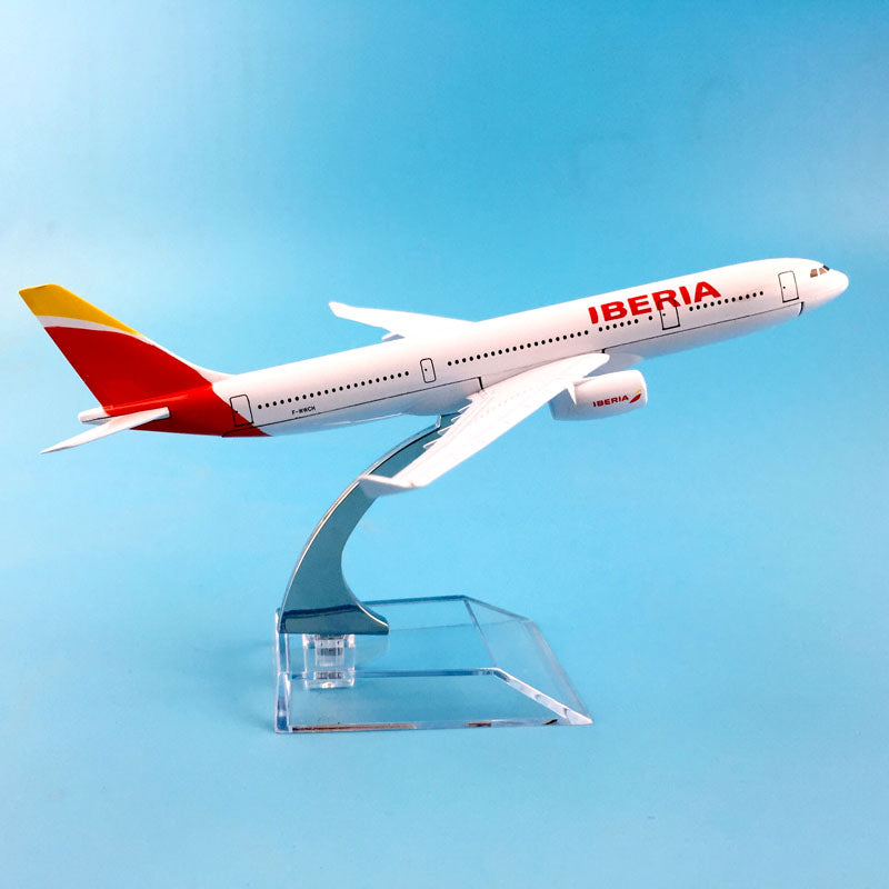 Airplane Model Spain Iberia Airlines A330 Aircraft Model Diecast Metal Airplanes AV8R