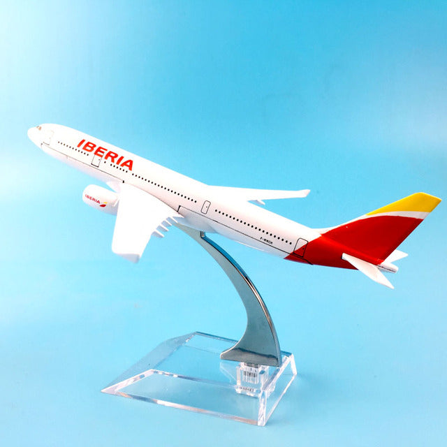 Airplane Model Spain Iberia Airlines A330 Aircraft Model Diecast Metal Airplanes AV8R