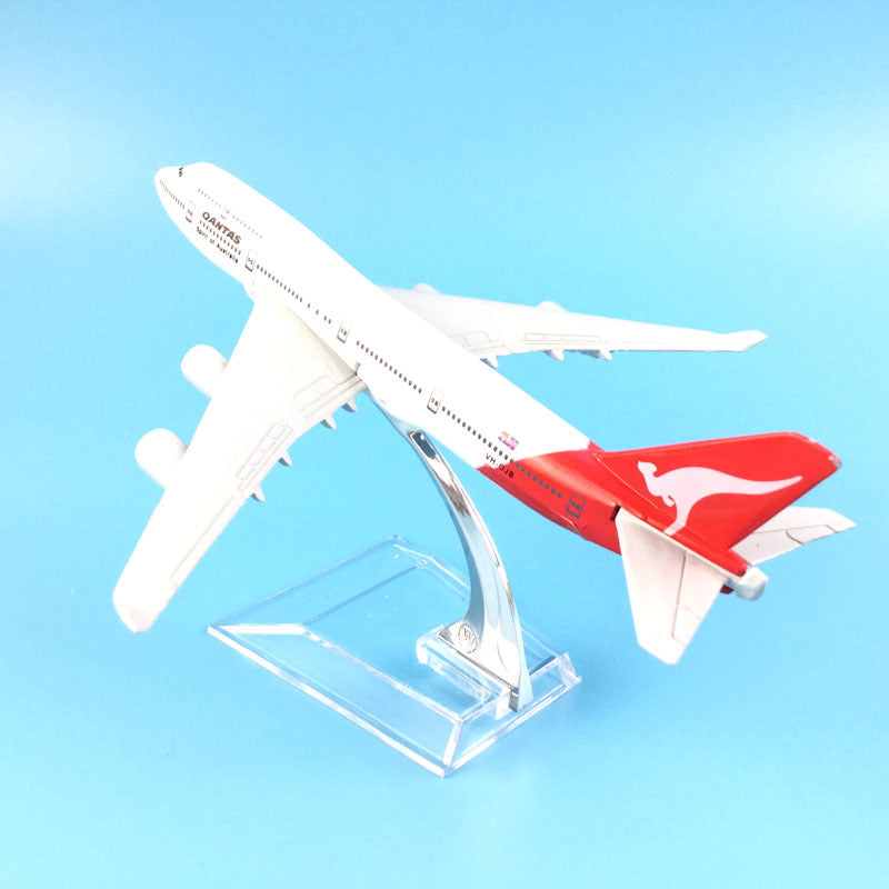 Qantas Boeing 747 Model Plane Airplane Model Kids Toys AV8R