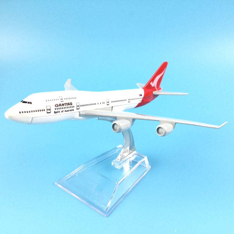 Qantas Boeing 747 Model Plane Airplane Model Kids Toys AV8R