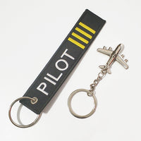 Thumbnail for Pilot  Flight Crew 1 PC Metal Plane Key Rings THE AVIATOR