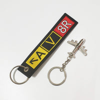 Thumbnail for Pilot  Flight Crew 1 PC Metal Plane Key Rings THE AVIATOR