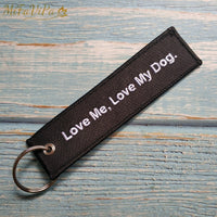 Thumbnail for Embroidery Lovely Dog My Dog Key Ring THE AVIATOR