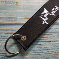 Thumbnail for Embroidery Lovely Dog My Dog Key Ring THE AVIATOR