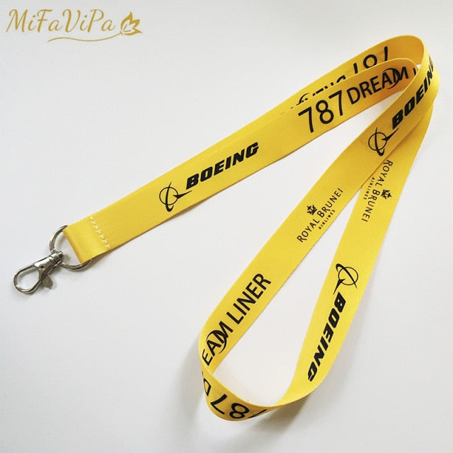 Boeing Neck Strap Chaveiro Key Chain THE AVIATOR