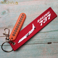 Thumbnail for Boeing 737  Embroidery  Key Rings THE AVIATOR