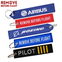 Thumbnail for BOEING Keychain llavero Embroidery Key Ring  CHAIN THE AVIATOR