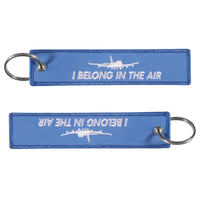 Thumbnail for I BELONG IN THE AIR Embroidery Key Ring Chain THE AVIATOR