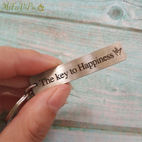 Thumbnail for The Key to Happiness Metal Key Chain THE AVIATOR