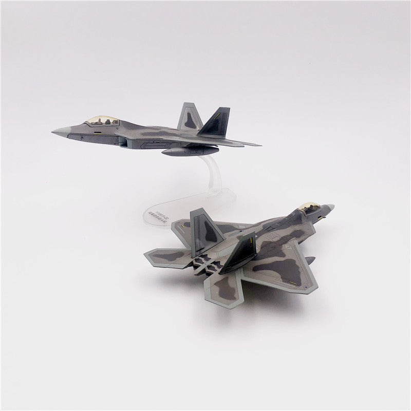 US Army F22 Raptor Stealth Fighter F-22 Military Aircraft Model 1/100 AV8R