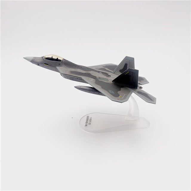 US Army F22 Raptor Stealth Fighter F-22 Military Aircraft Model 1/100 AV8R