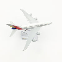 Thumbnail for Asiana Airlines Aeroplane model Airbus A380 airplane 16CM Metal alloy diecast 1:400 airplane AV8R