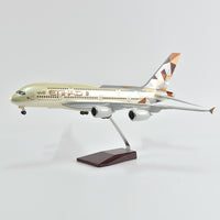 Thumbnail for Etihad Air bus 380 Airplane Model Plane Model Aircraft Model 1/160 Scale Diecast Resin Airplanes AV8R