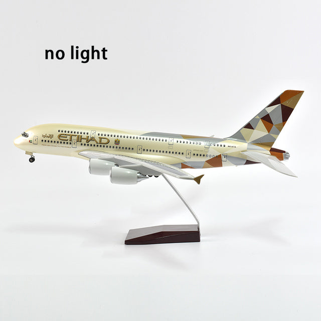 Etihad Air bus 380 Airplane Model Plane Model Aircraft Model 1/160 Scale Diecast Resin Airplanes AV8R