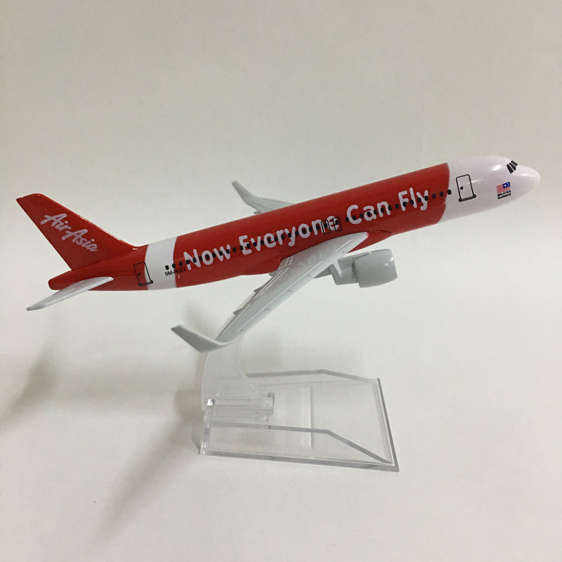 Airplane Model Air Asia Airbus A320 Aircraft Model 1:400 Diecast Metal B737 Airplanes AV8R