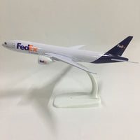 Thumbnail for Airplane Model FedEx Aviation Boeing 777 Aircraft Model 1:300 Diecast Metal Airplanes Planes AV8R