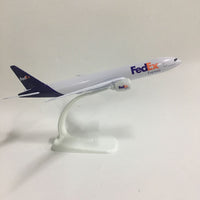 Thumbnail for Airplane Model FedEx Aviation Boeing 777 Aircraft Model 1:300 Diecast Metal Airplanes Planes AV8R