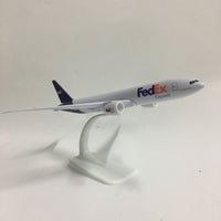 Thumbnail for Airplane Model FedEx Aviation Boeing 777 Aircraft Model 1:300 Diecast Metal Airplanes Planes AV8R