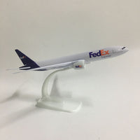 Thumbnail for Airplane Model FedEx Aviation Boeing 777 Aircraft Model 1:300 Diecast Metal Airplanes Planes AV8R