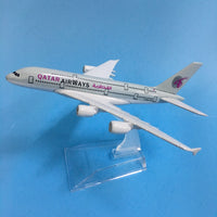 Thumbnail for QATAR Airways Airbus A380 Plane Model Airplane Model Aircraft Model 1:400 Diecast Metal Airplanes Plane AV8R