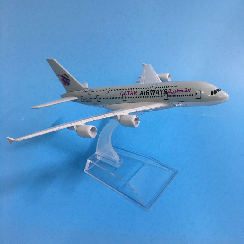 QATAR Airways Airbus A380 Plane Model Airplane Model Aircraft Model 1:400 Diecast Metal Airplanes Plane AV8R