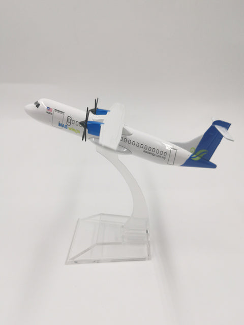 Hunnu Air Fokker F50 Plane Model Airplane ERJ145 Aircraft Model Diecast Metal 1:400 Scale Planes AV8R