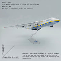 Thumbnail for Antonov Ukraine An-225 AN225 1/400 Scale Aircraft Model StrategicTransport ABS Plastic Plane Model AV8R