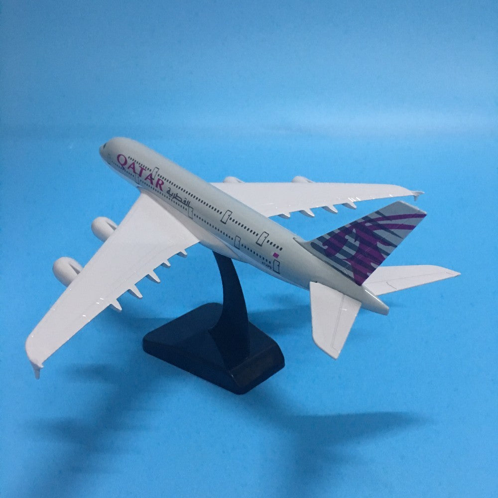 Airplane Model QATAR Airbus A380 Aircraft Model 1:200 Diecast Metal Airplanes AV8R