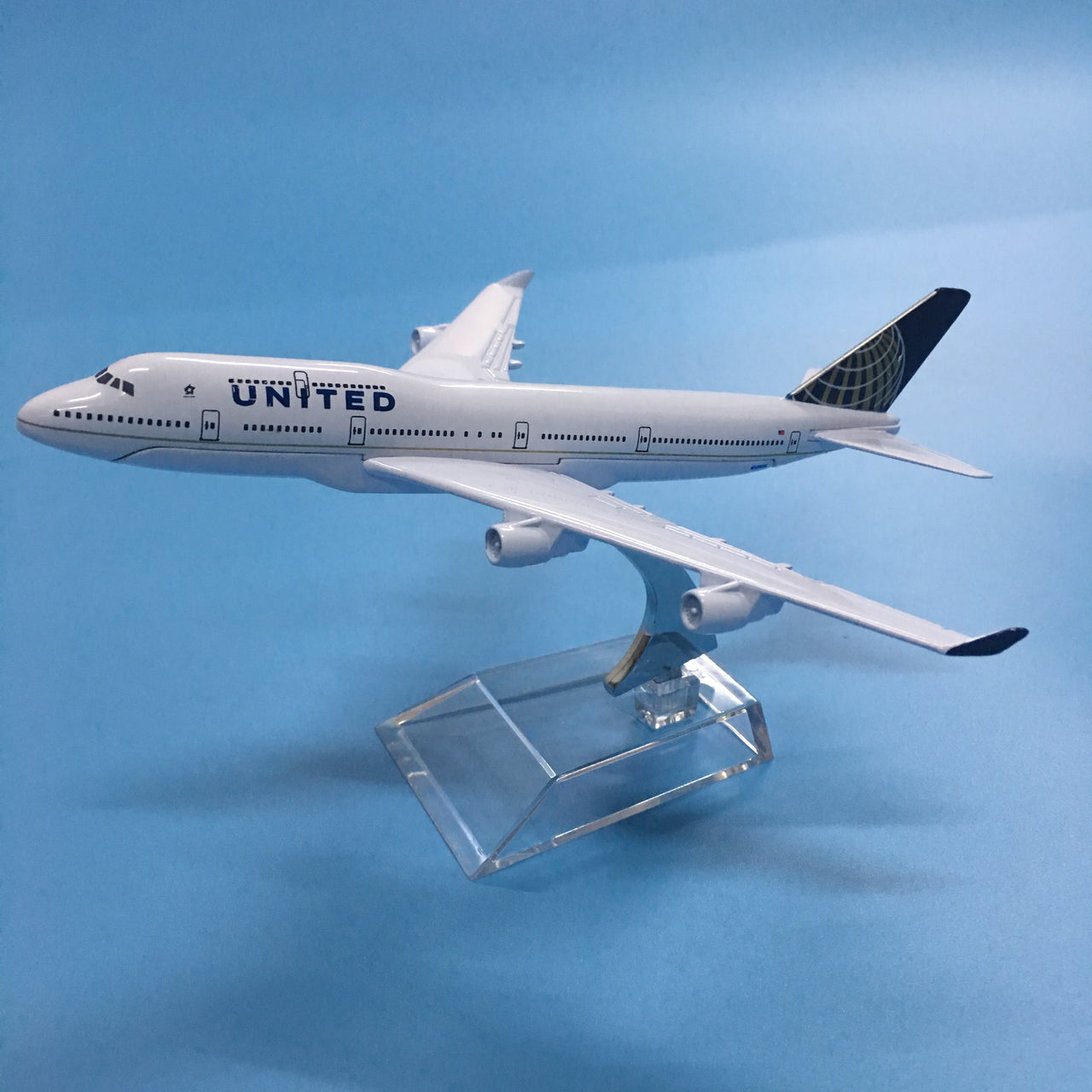 American Air United Airlines Boeing 747 B747 400 Airways 16cm Alloy Metal Plane Model Aircraft Airplane AV8R