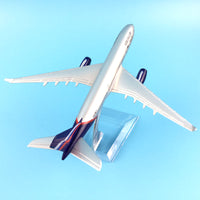 Thumbnail for Russian aviation 16cm Metal Aircraft Plane Model toys A330 Boeing 777 DHL Airbus Airplane Model AV8R