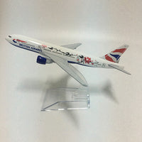 Thumbnail for Russian aviation 16cm Metal Aircraft Plane Model toys A330 Boeing 777 DHL Airbus Airplane Model AV8R