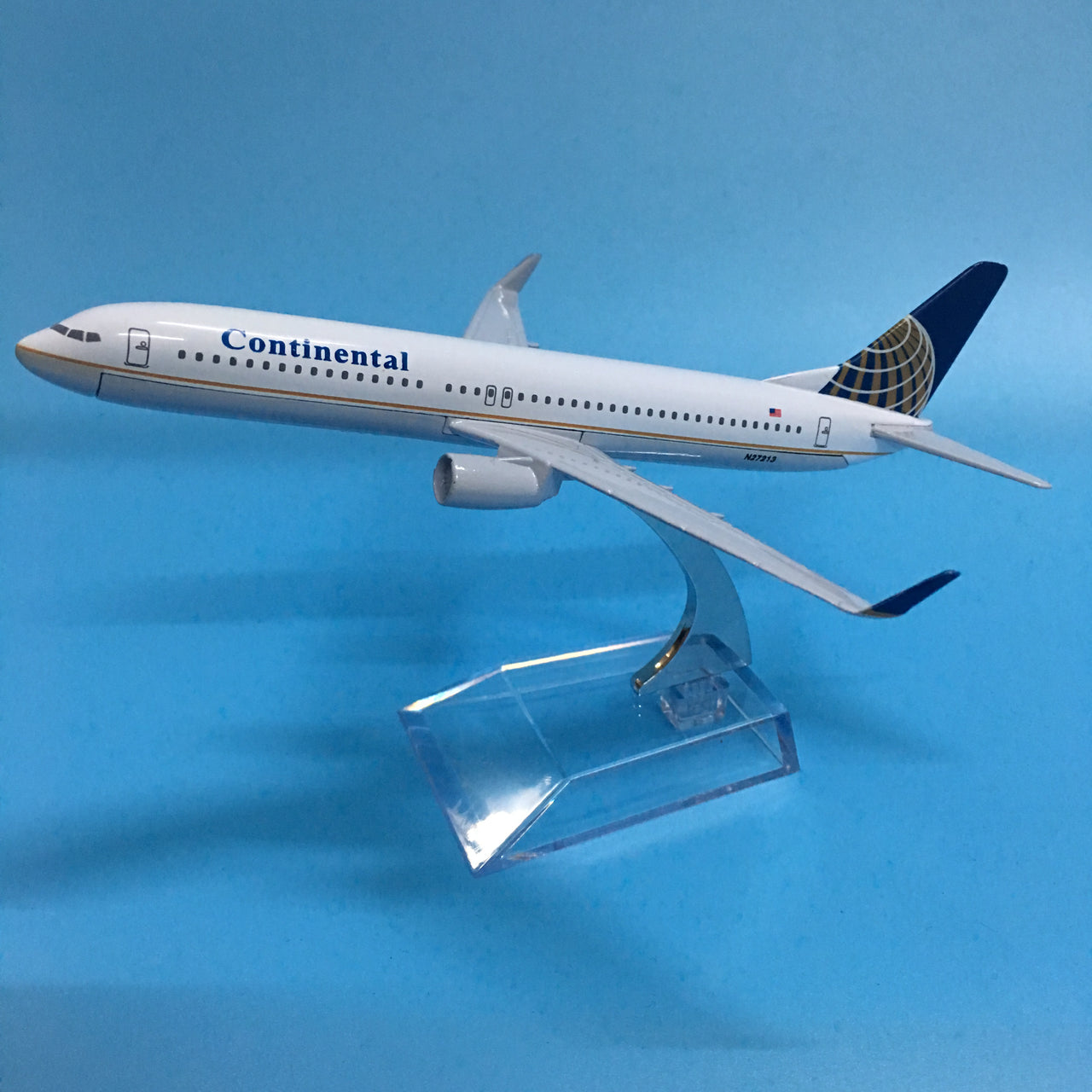 Boeing B737-800 N27213 Continental Airlines Alloy Airbus Juguetes Toy Airplane AV8R