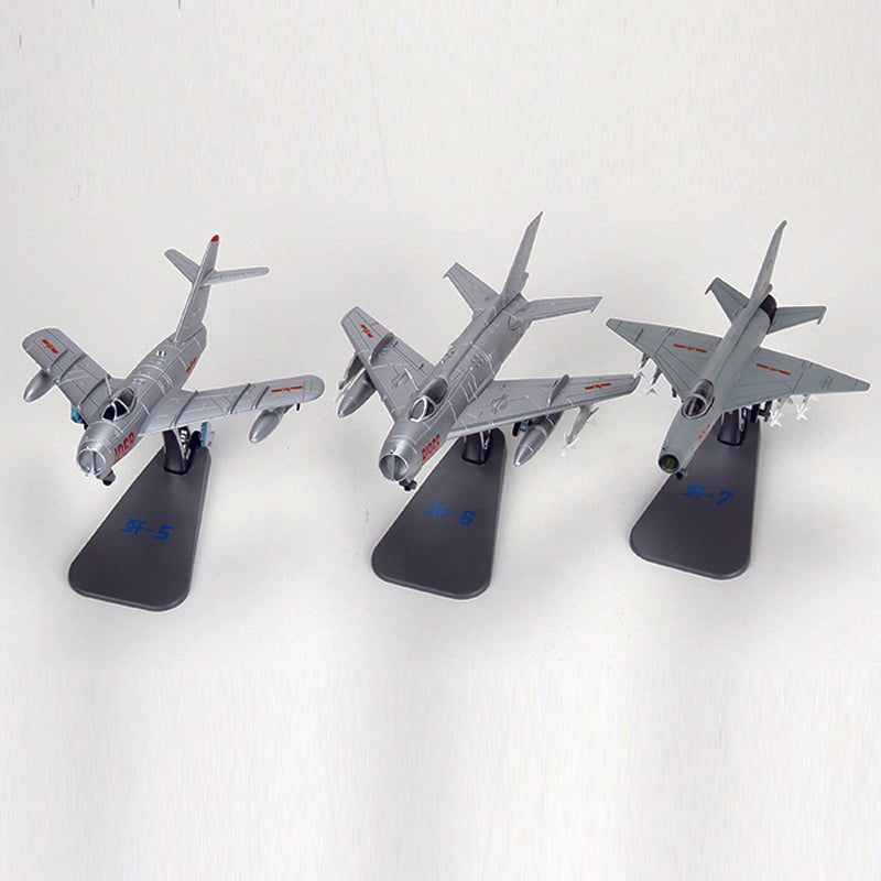 Fighter F-5, F-6, F-7 aircraft model alloy finished product model airplane AV8R