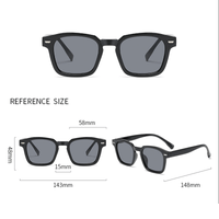 Thumbnail for Vintage Square Sunglasses New Fashion Design Retro Sun Glasses AV8R