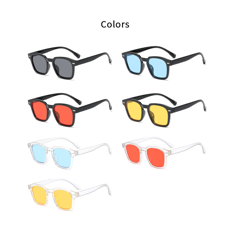 Vintage Square Sunglasses New Fashion Design Retro Sun Glasses AV8R